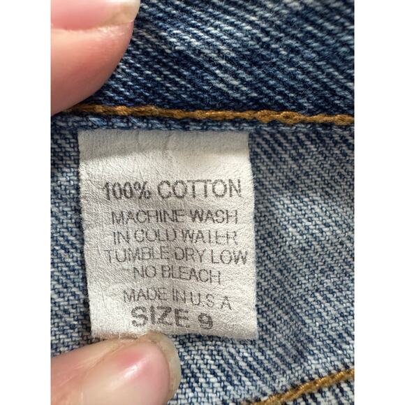 Blue Asphalt Embroidered Beaded Jeans – Size 9 - Picture 12 of 12